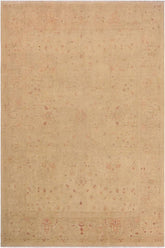 handmade Traditional Kafkaz Beige Tan Hand Knotted RECTANGLE 100% WOOL area rug 9 x 12